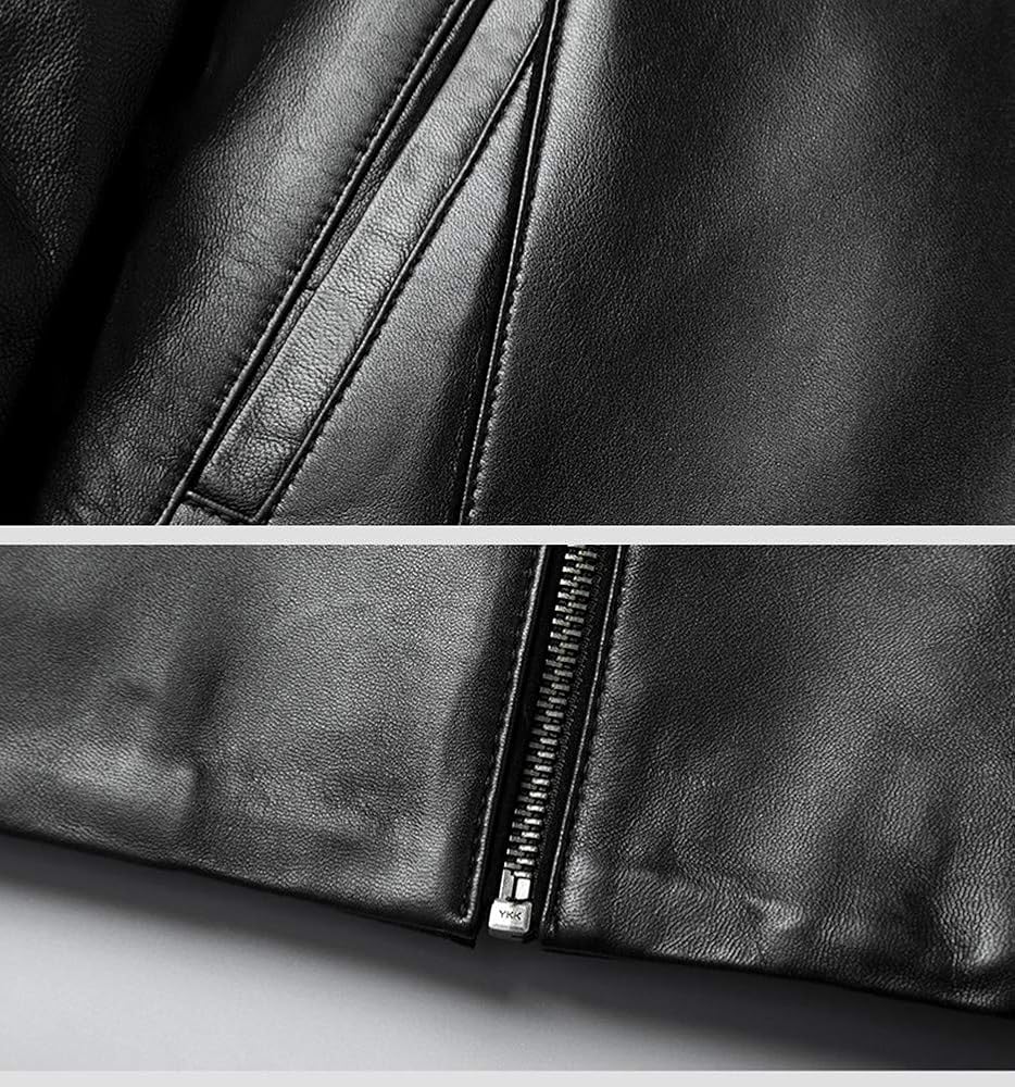 JINLUN ライダースジャケット 未使用 Amazon | [JINLUN] シングルライダースジャケット 本革 メンズ レザー